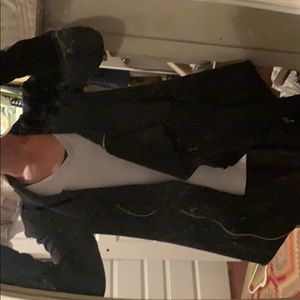 Black cotton cardigan/light sweater